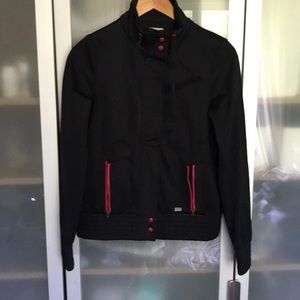 Oakley black and pink detailed jacket